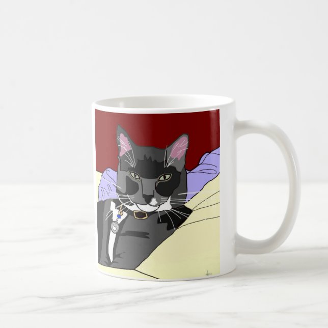Smokey Cat Mug (Right)