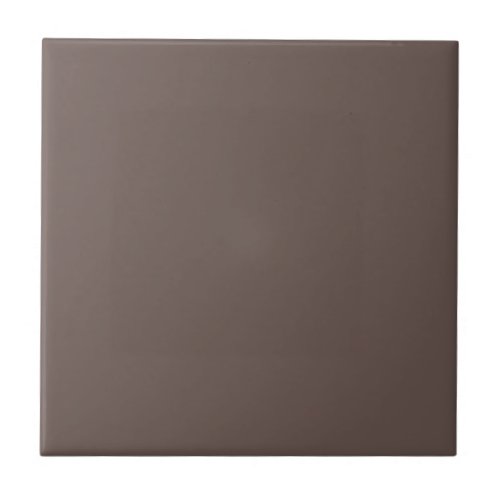 Smokey Coffee Quartz Neutral Brown Solid Color Ceramic Tile