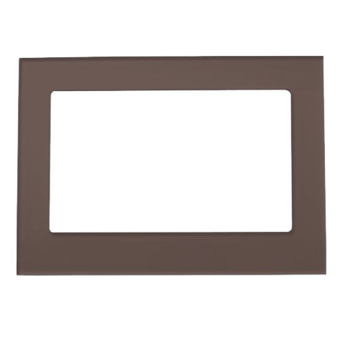 Smokey Coffee Quartz Neutral Brown Solid Color Magnetic Frame