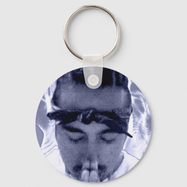 Smokey Corleone Gangsta Prayer Keychain (Front)