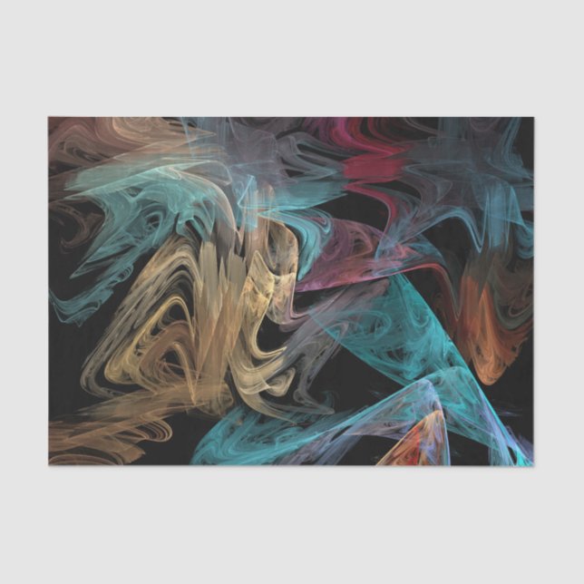 Smokey Fractal Tissue Paper (Front)