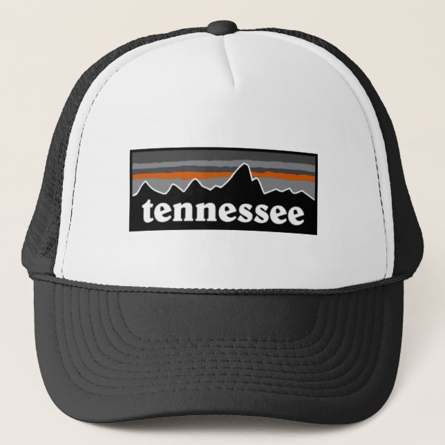 Smokey Grey and Black Tennessee Mountain Hat (Front)
