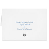 Smokey Mountain Sunset Cards (Back Horizontal)