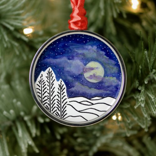 Smokey Mountains National Park Night Sky Ornament