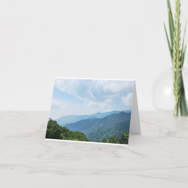 Smokey Mountains Thank You Card (Front)