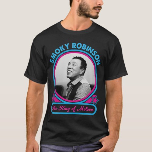 Smokey Robinson The King Of Motown T_Shirt