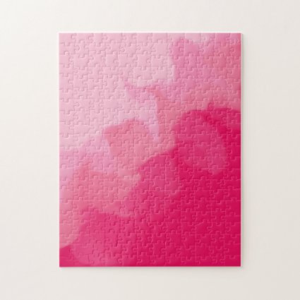 Smokey Shades of Pink Jigsaw Puzzle