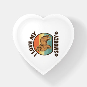 Smokey Sheltie Dog Vintage Sunset Shirt Design_1 Paperweight