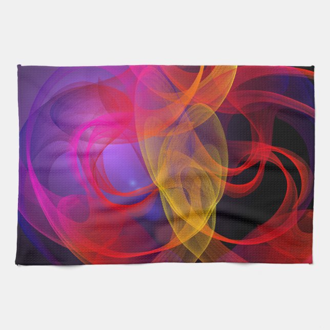 Smokey Swirls Towel (Horizontal)