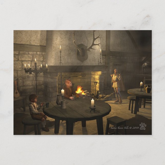 Smokey Tavern Tales Postcard (Front)