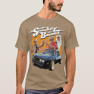Smokey the bandit smile face art funny T-Shirt