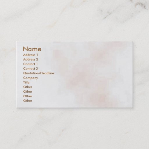 Customizable Smoki Business Card