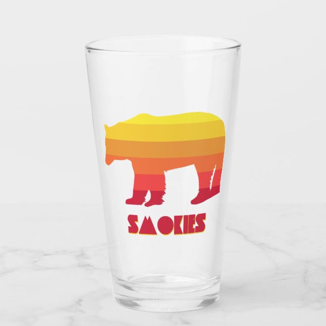 Smokies Rainbow Bear Glass (Front)
