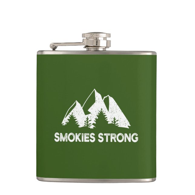 Smokies Strong Flask (Front)