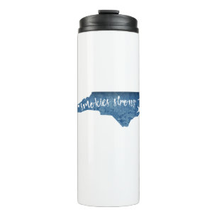Smokies Strong North Carolina Wood Grain Thermal Tumbler
