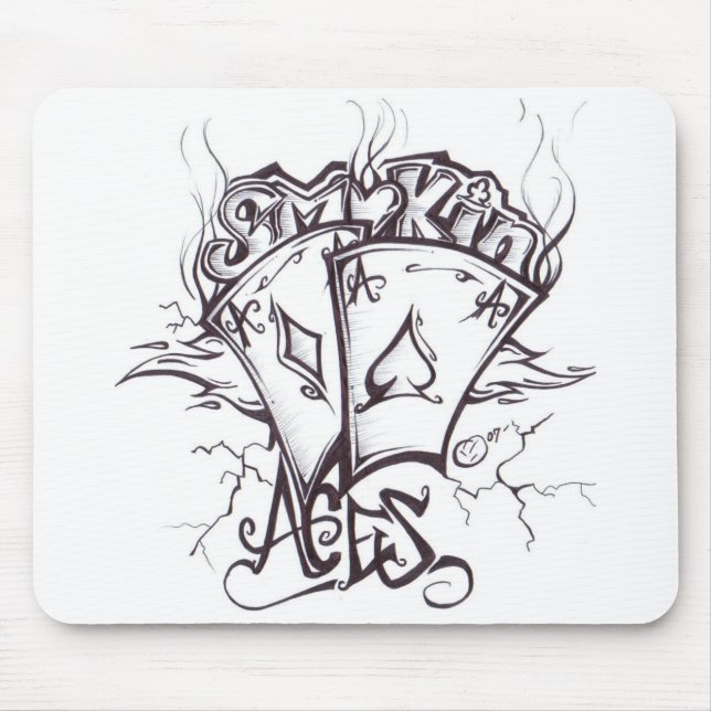 smokin aces mouse pad (Front)
