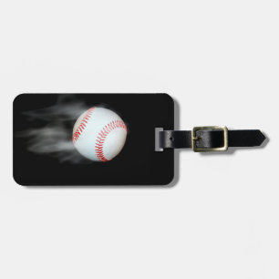 Smokin Baseball Luggage Tag