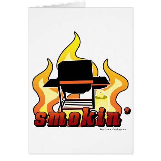 Smokin BBQ lover Cards (Front)