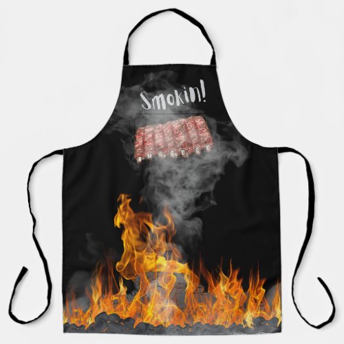 Smokin BBQ Ribs Apron