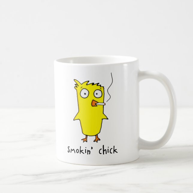 Smokin’ Chick Mug (Right)