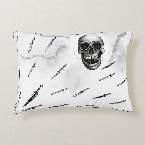 Smokinâ Dagger Accent Pillow