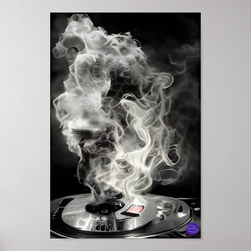 SMOKIN DJ EQUIPMENT POSTER