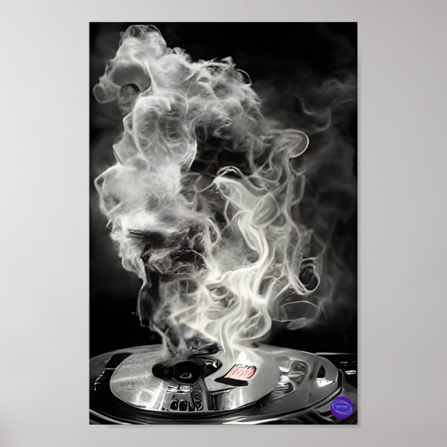 SMOKIN' DJ EQUIPMENT POSTER (Front)