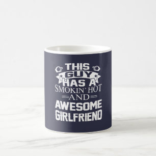 Smokin Hot & Awesome Girlfriend Coffee Mug