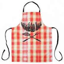 smokin' hot BBQ apron | m3galleryStudio