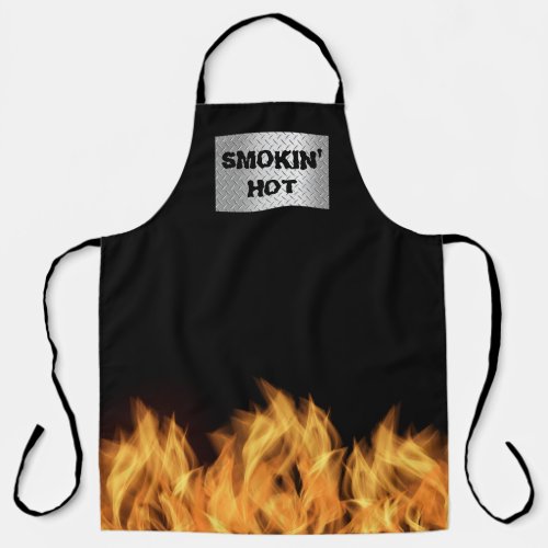 Smokin Hot Flames Grill Apron