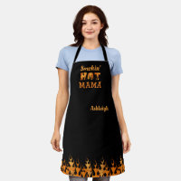 I'd Smoke That Meat Smoking BBQ Barbecue Funny Gifts Apron Kitchen