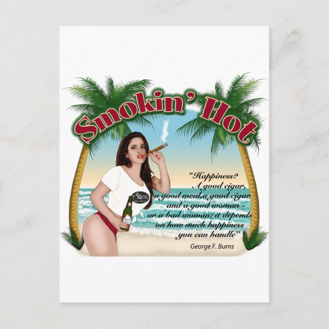 Smokin Hot Postcard (Front)