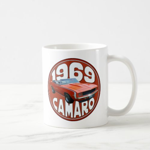 Smokin Orange 1969 Camaro SS Rag Top Coffee Mug