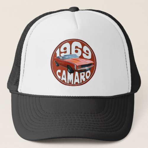 Smokin Orange 1969 Camaro SS Rag Top Trucker Hat