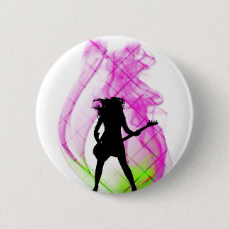 Smokin' Pink Pinback Button