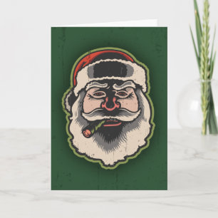 Smokin' Santa III Holiday Card