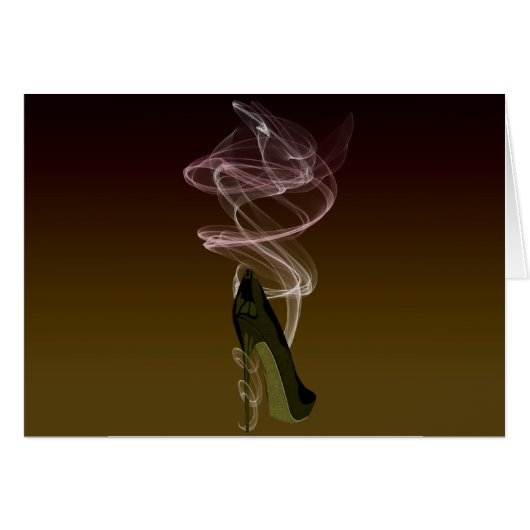Smokin' Stiletto Shoe Art Cards (Front Horizontal)