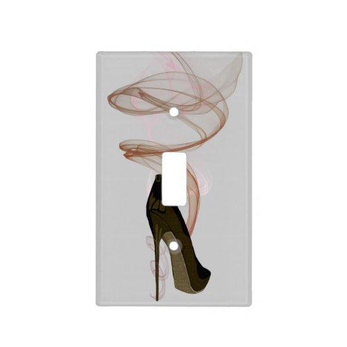 Smokin Stiletto Shoe Art Light Switch Cover