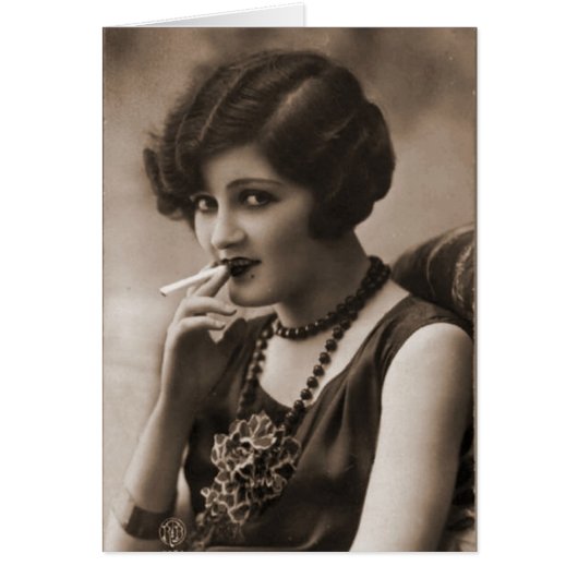 Smoking a Cigarette Cards (Front)