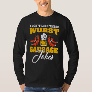 Smoking And Grilling German Wurst 14 T-Shirt