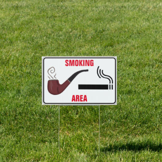 Smoking Area Sign