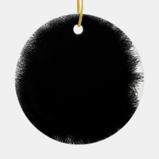 smoking  black ceramic ornament