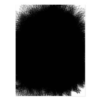 smoking black postcard