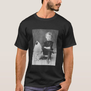 Smoking Boy With Chicken Vintage Bizarre Weird T-Shirt