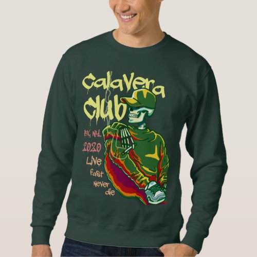 Smoking Calavera Sweatshirt