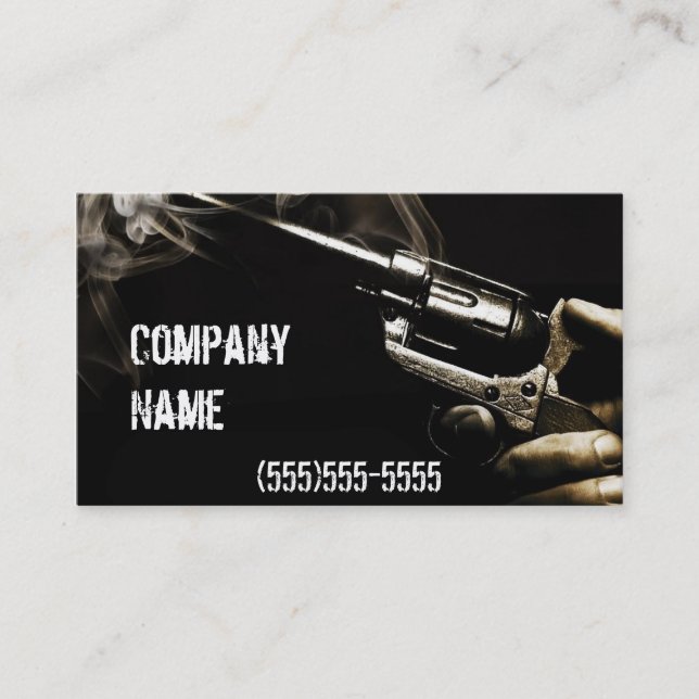 smoking  ffl dealer business card (Front)