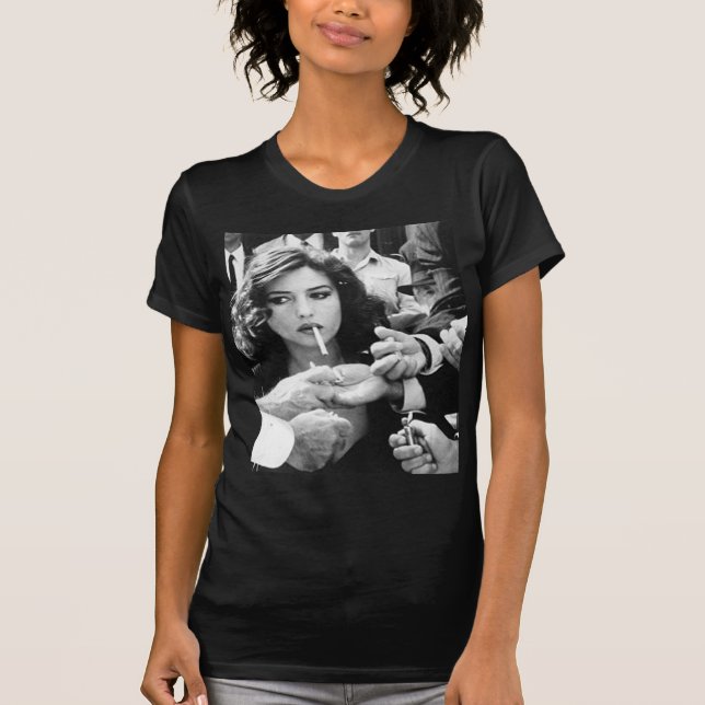 Smoking Girl T-Shirt (Front)