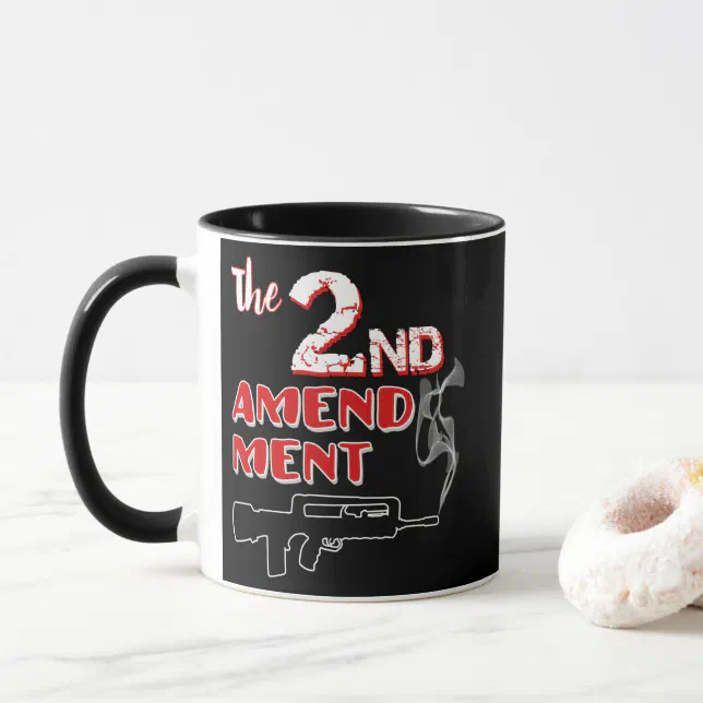 Smoking gun - 2nd amendment mug | Zazzle