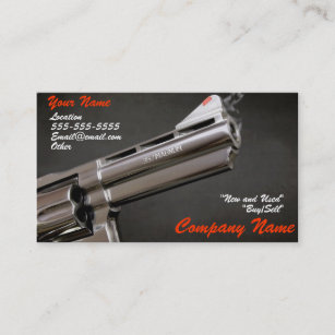 Smoking gun business card