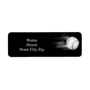 Smoking Hot Baseball Label